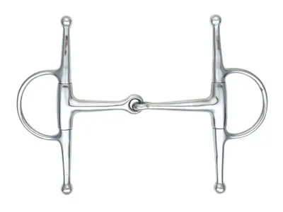 Mors de filet utilisé pour diriger un cheval au travail monté