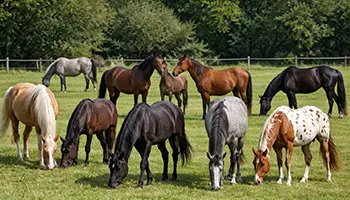 Les différentes robes du cheval
